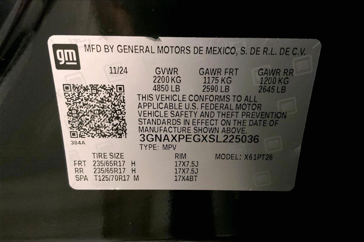 2025 Chevrolet Equinox LT