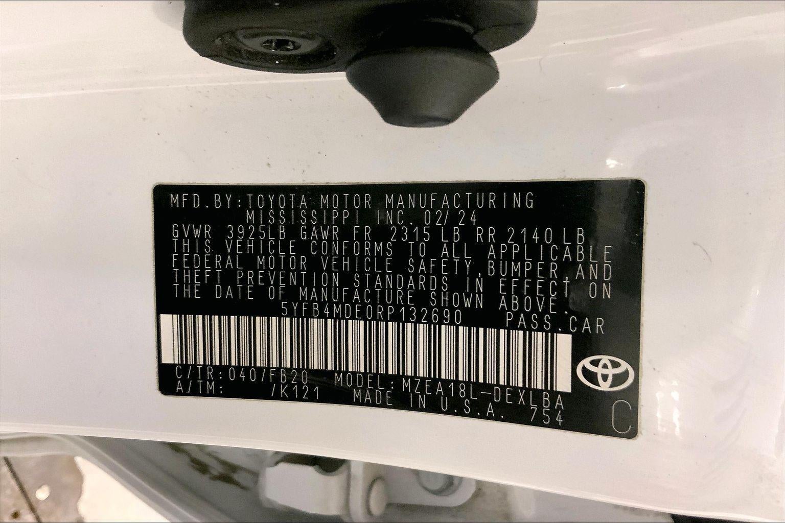 2024 Toyota Corolla LE