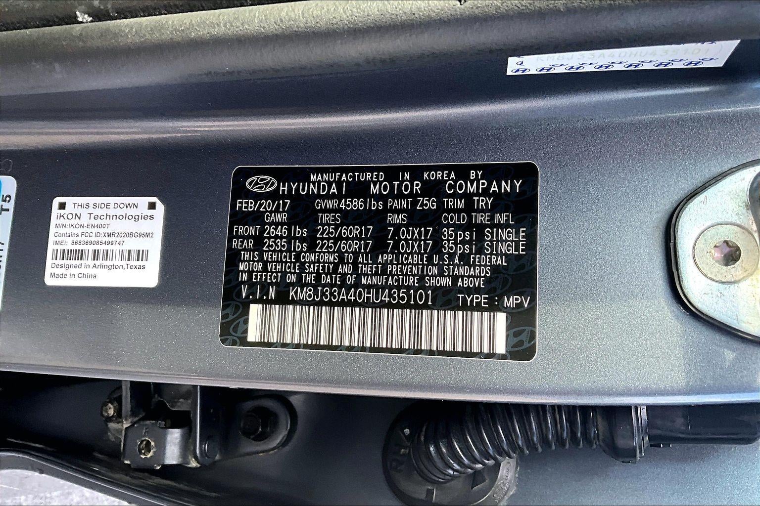2017 Hyundai Tucson SE Plus