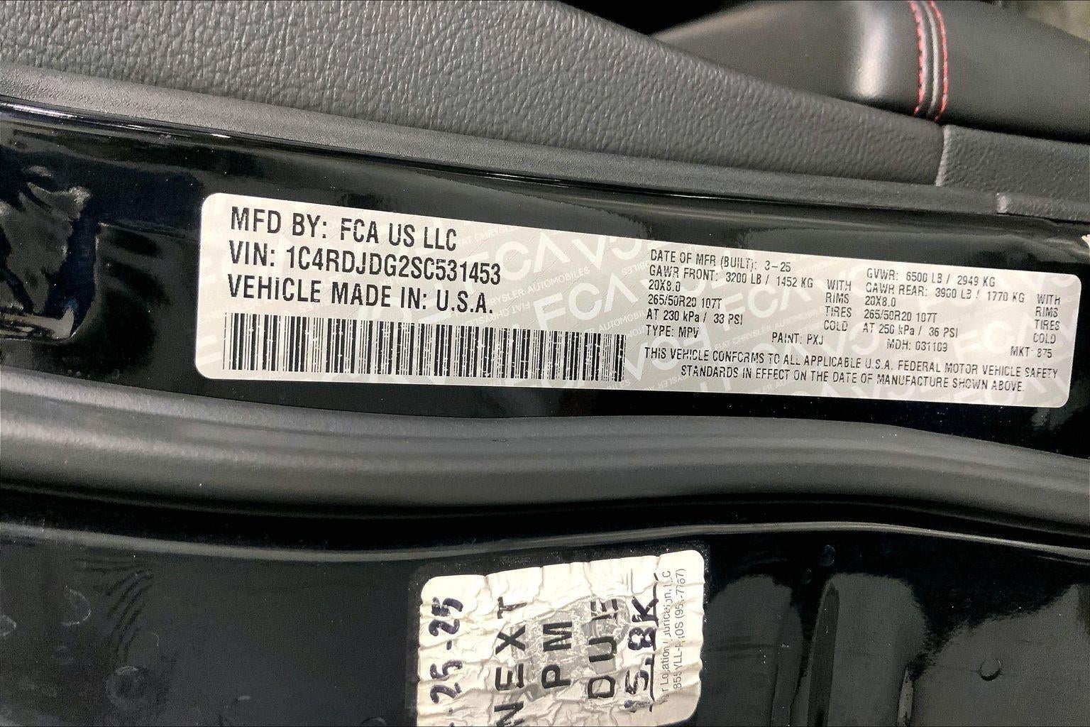 2025 Dodge Durango GT AWD