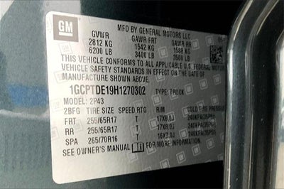 2017 Chevrolet Colorado Z71