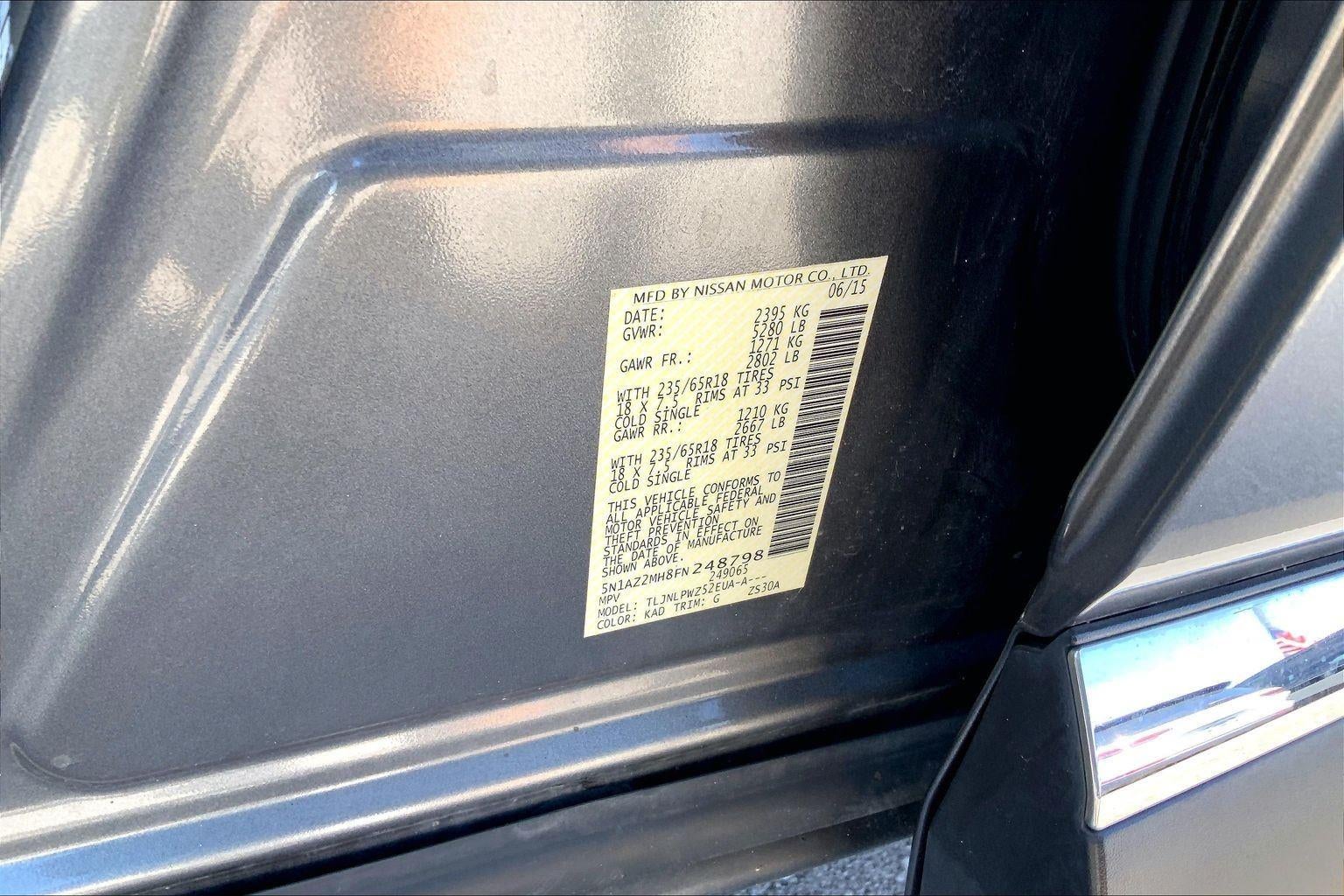2015 Nissan Murano S