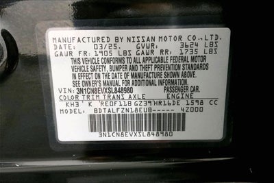 2025 Nissan Versa SV