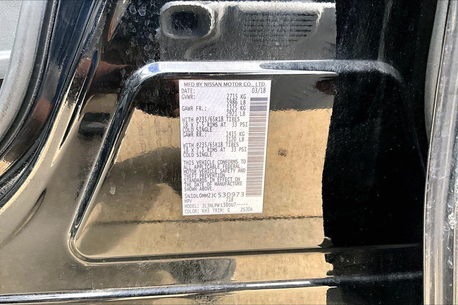 2018 INFINITI QX60 4DR AWD