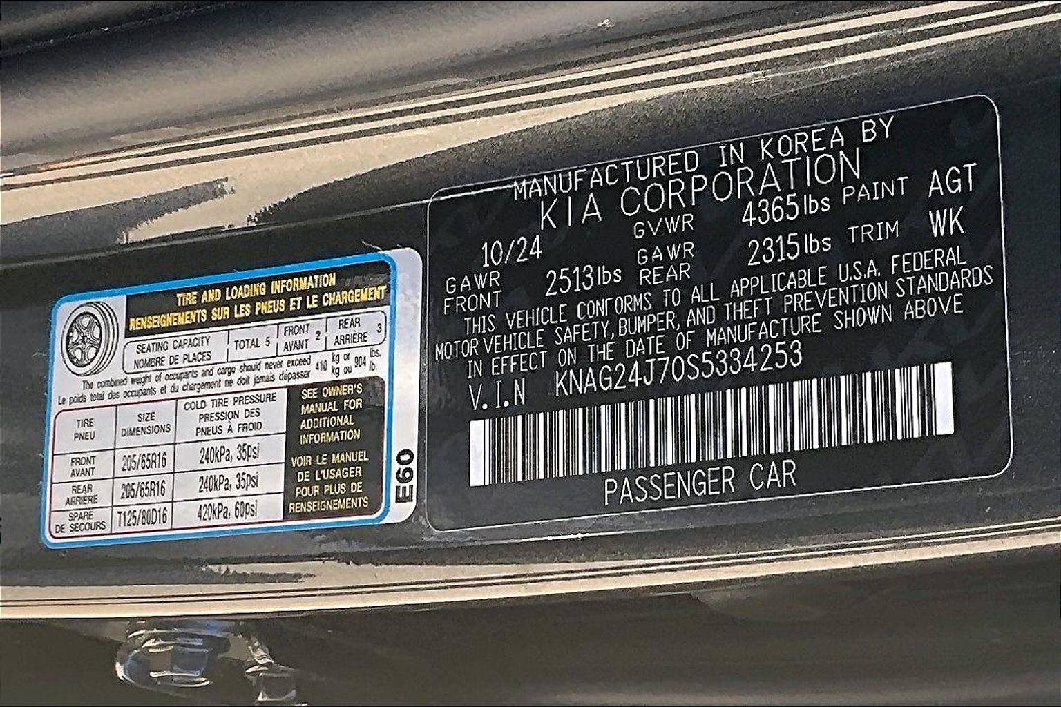 2025 Kia K5 LXS