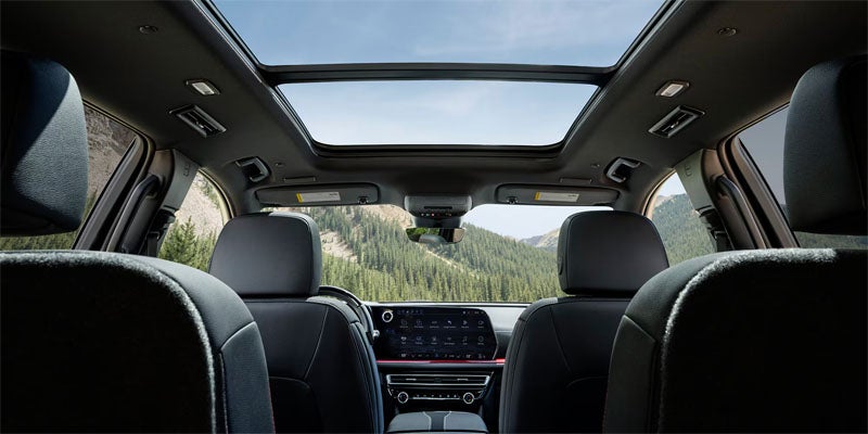 interior of chevy traverse