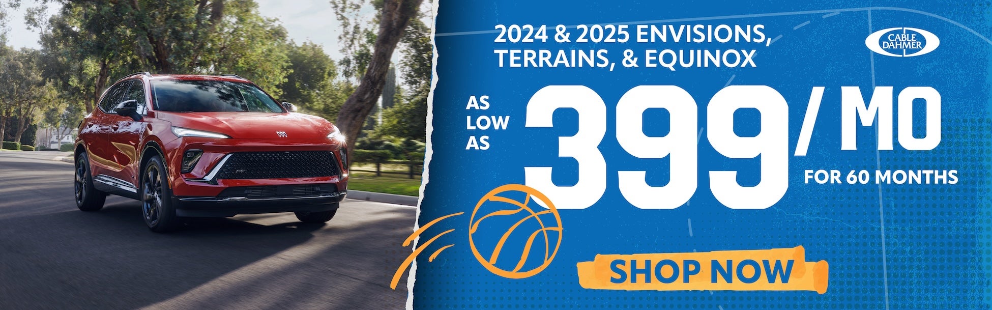 2024 and 2025 Envisions, Terrains, and Equinox