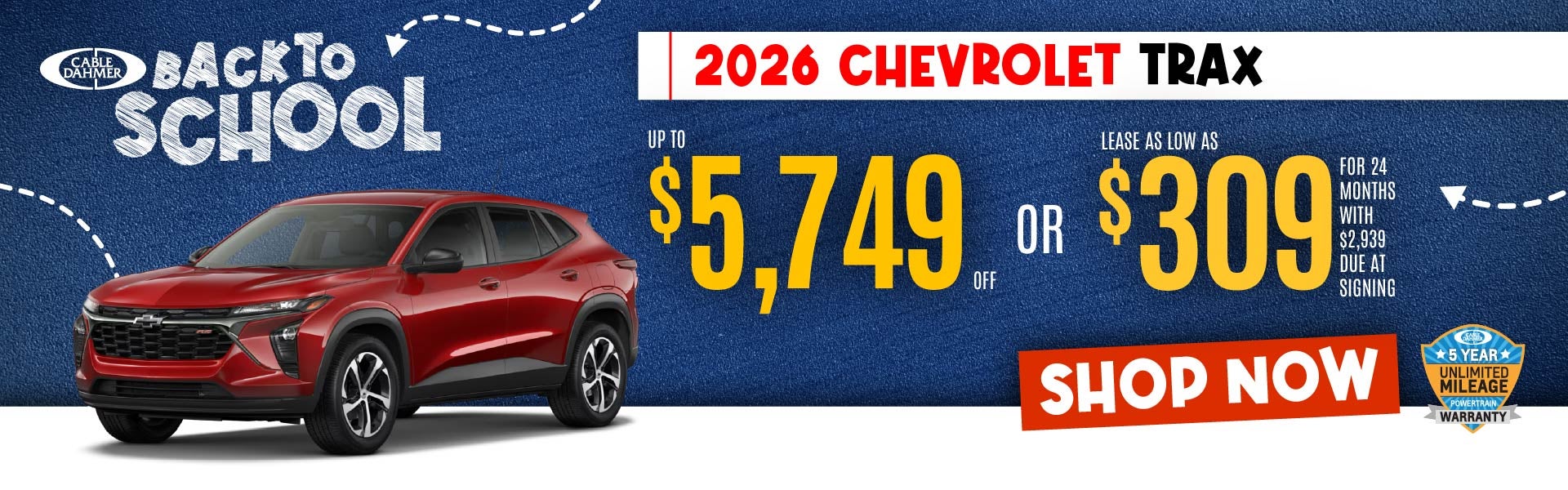 Up to $5,749 OFF OR lease as low as $309/mo for 24 months wi