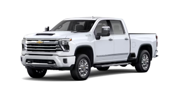 New white Chevrolet Silverado 2500 HD High Country truck