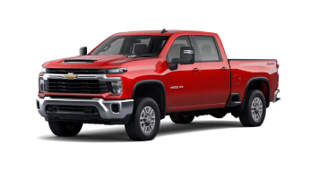 New red Chevrolet Silverado 2500 HD LT truck
