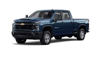 New blue Chevrolet Silverado 2500 HD work truck