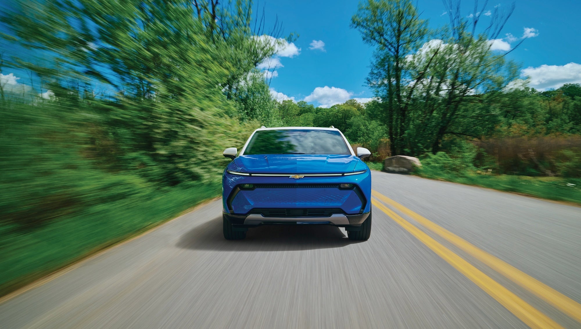 New Chevrolet Equinox EV blue