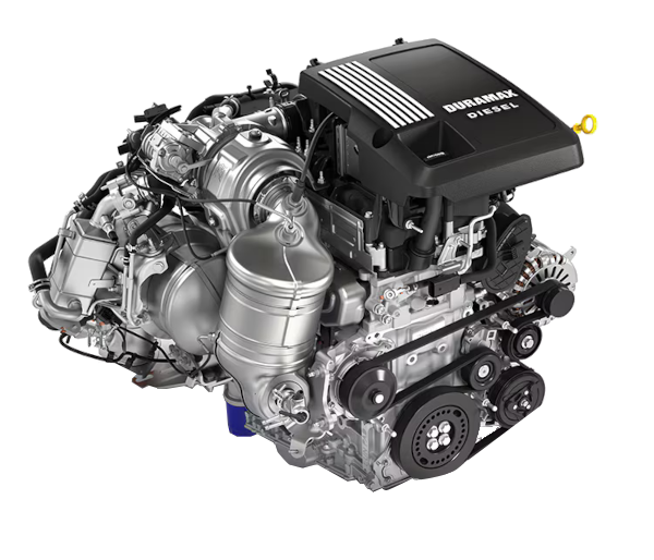 Image of a 3.0L Duramax Turbo Diesel Engine for a Chevy Silverado 1500 Diesel Pickup Truck