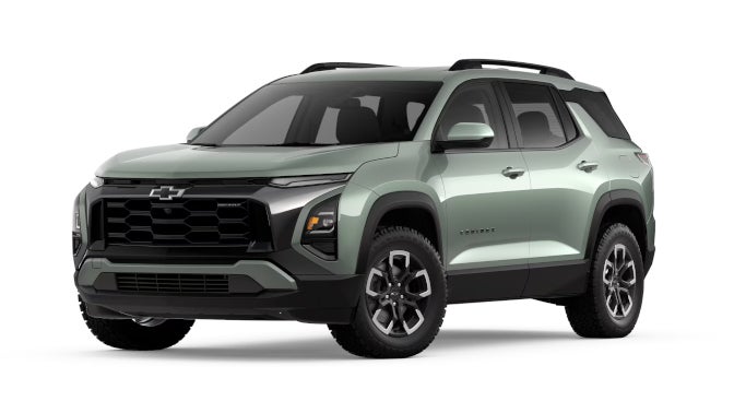 Stock image of a green Chevry Equinox ACTIV