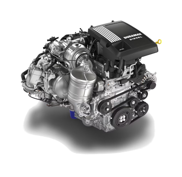 Image of the 2025 Chevy Tahoe 3.0 L Duramax diesel engine