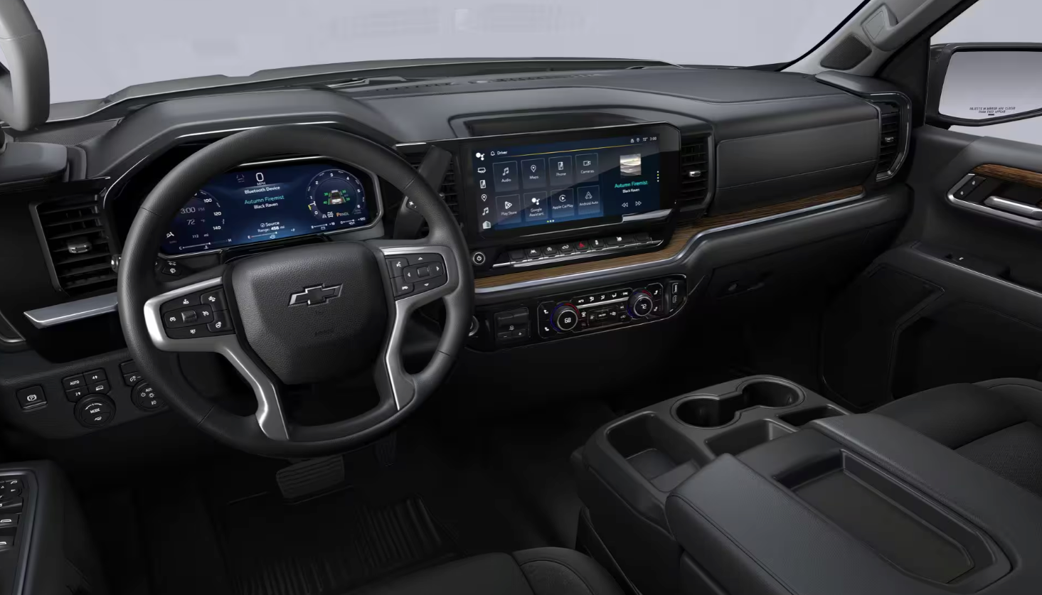 Interior of Chevy Silverado 1500 RST